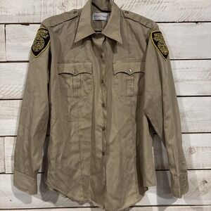 Az Department Of Corrections Button Up Mardac Poplin Size 42